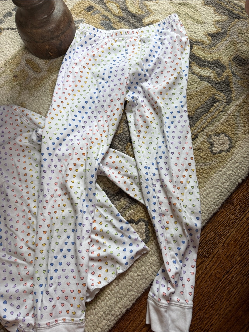 Roller rabbit kids size 12 Long-Sleeve with Multi-Color Heart Print